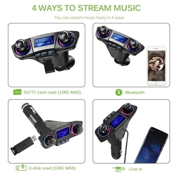 Bt06 Hands-free Car Kit Bluetooth Mp3 Player And Fm Transmitter - Image 2